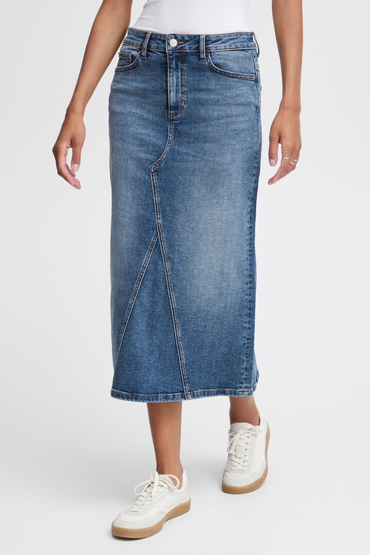 Long blue 2024 jean skirts youth