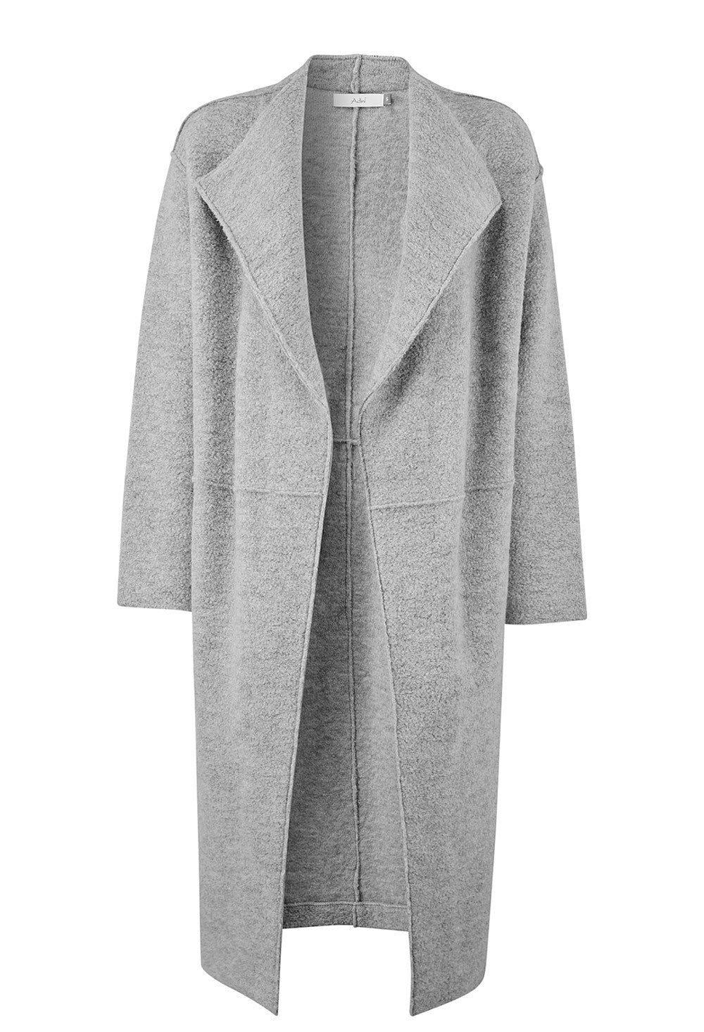 Grey boiled outlet wool coat