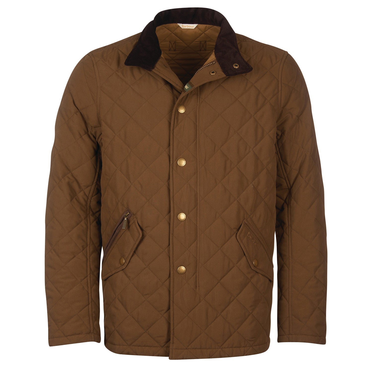 Barbour brown sales quilted jacket