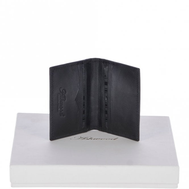 8 Card Slot Wallet in Ludlow in black