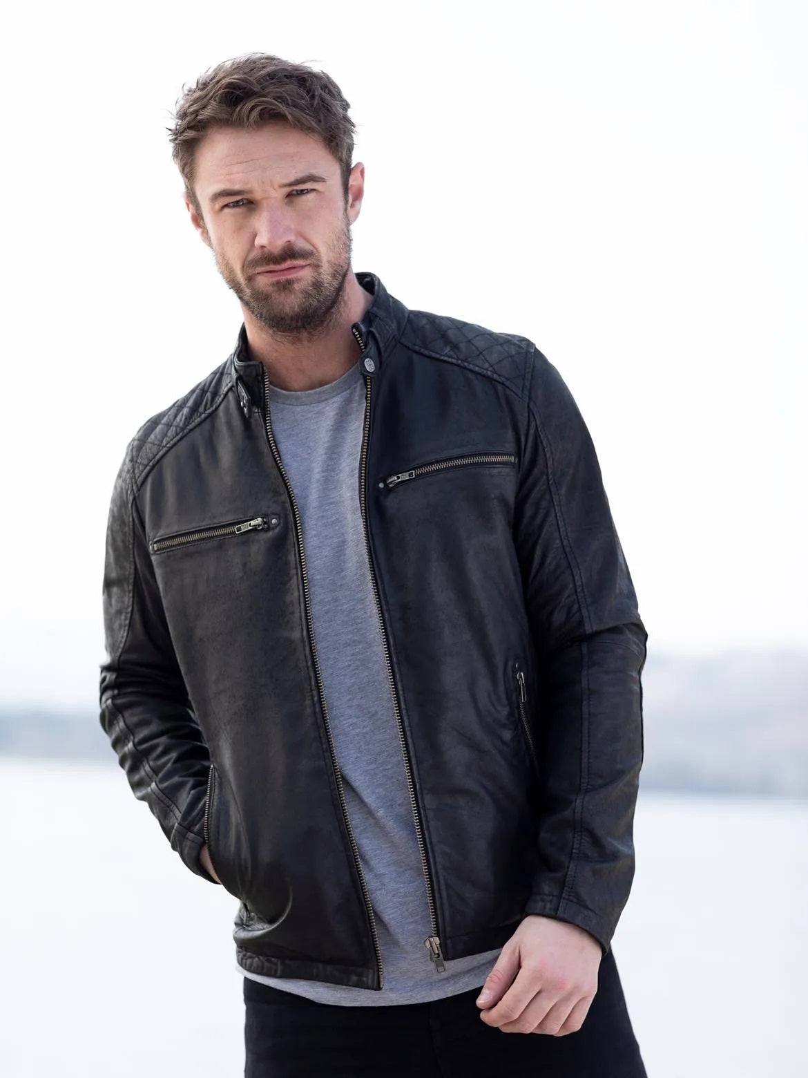 Lakeland leather jacket mens best sale