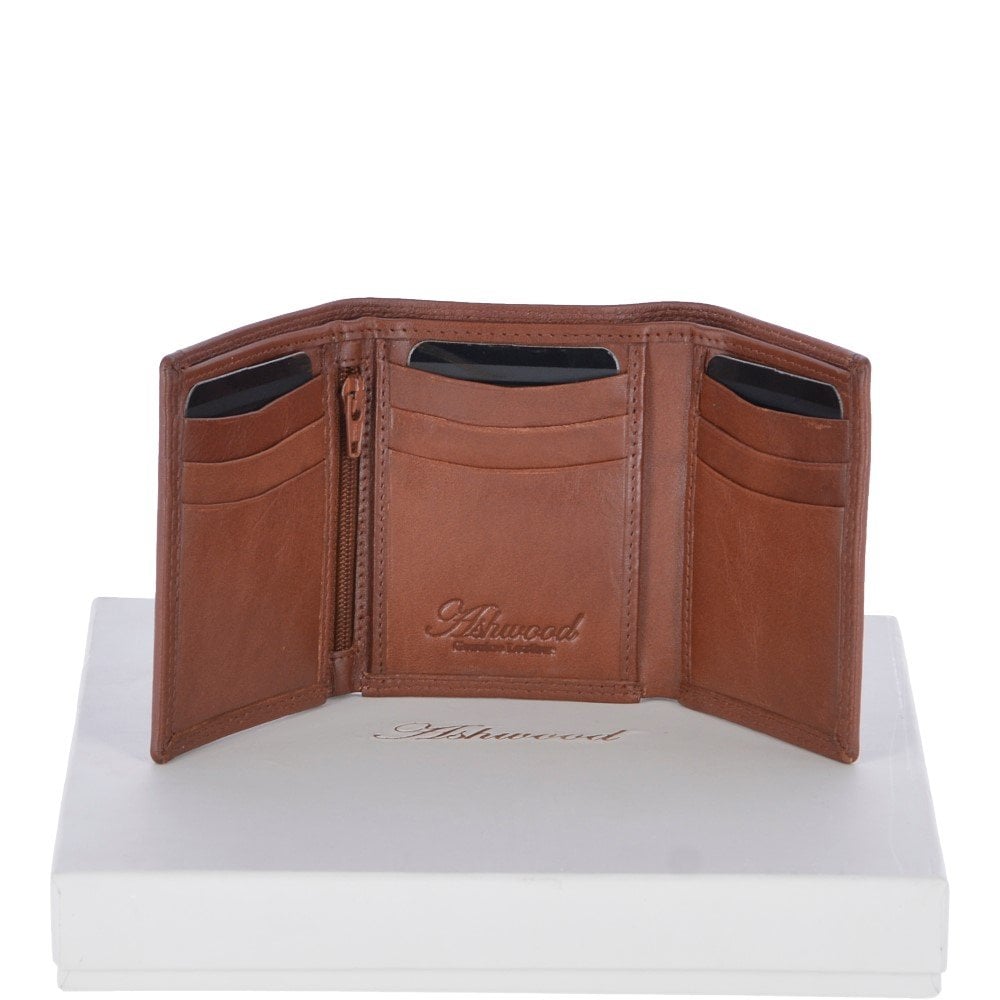 Men's Leather Wallet Tan : 1265-vt