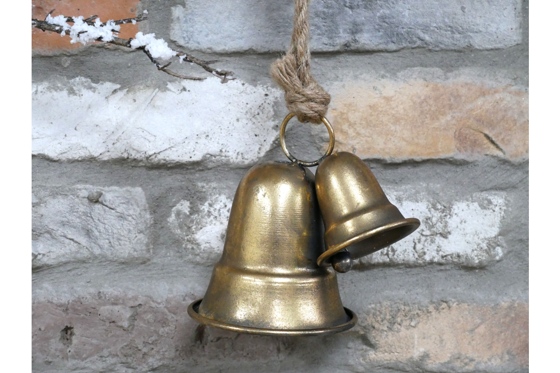 Dutch Imports Gold Hanging Bells