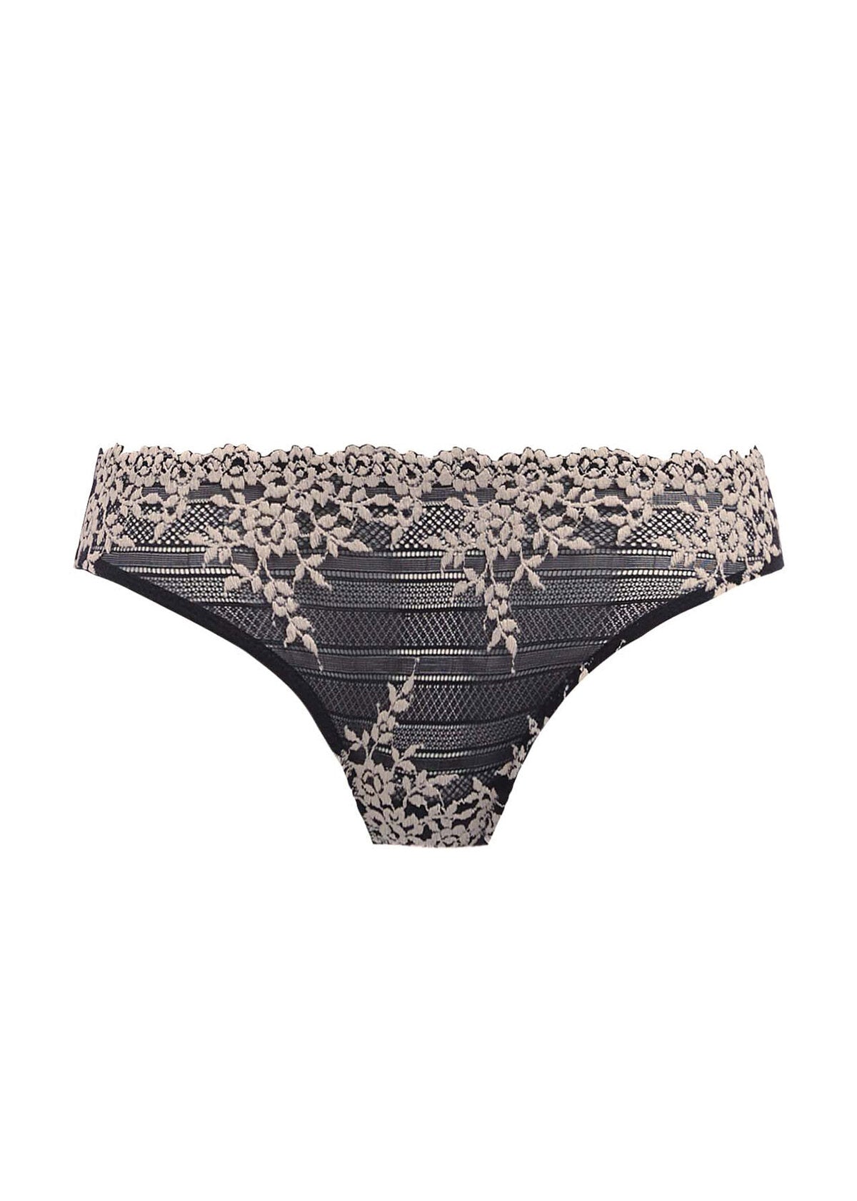 Wacoal Embrace Lace Black Bikini Briefs