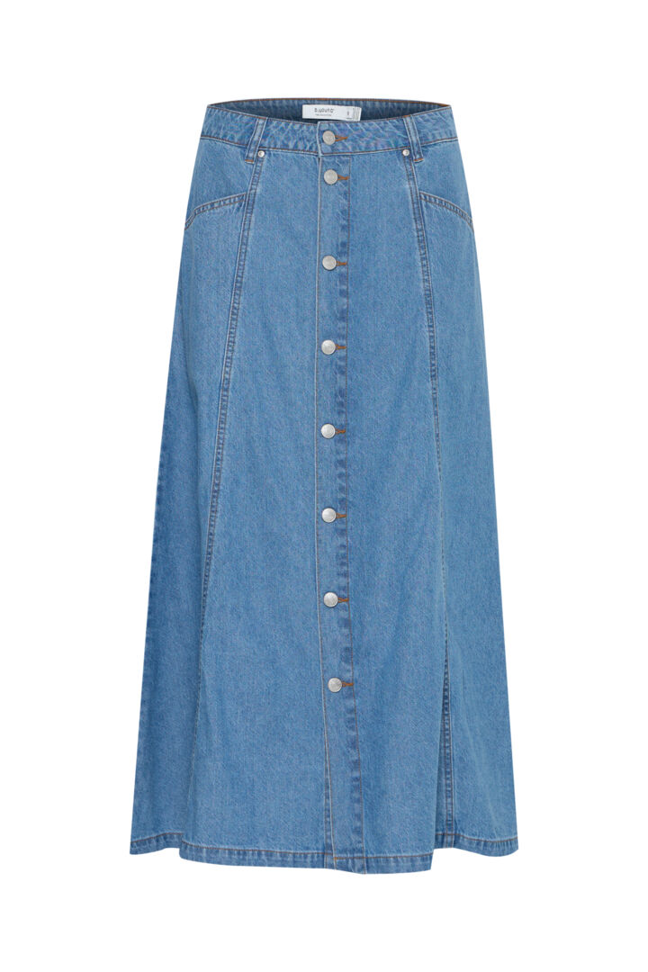 B Young Kapuca Mid Blue Skirt