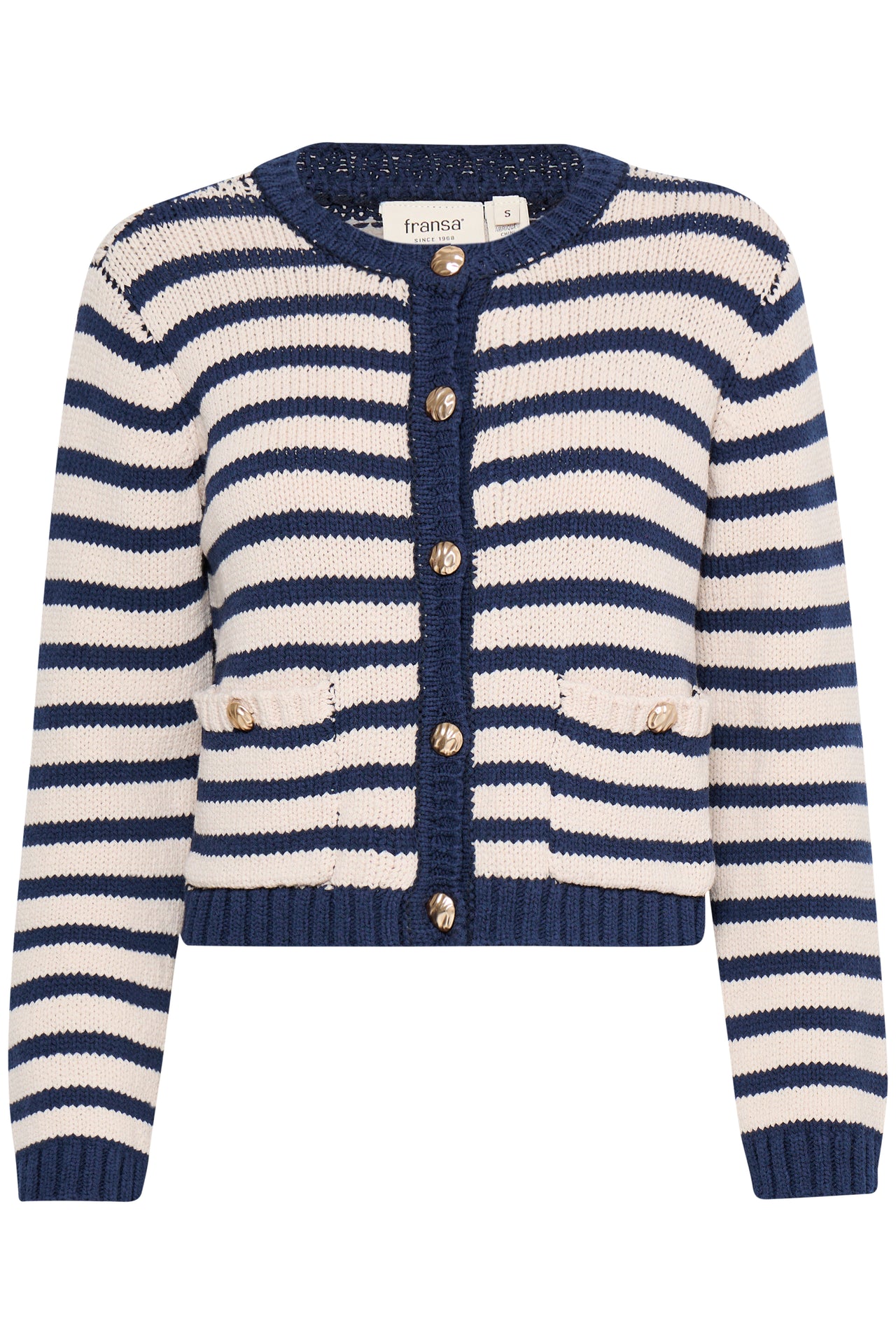 Fransa BELINDA Cardigan - Moonbeam Mix