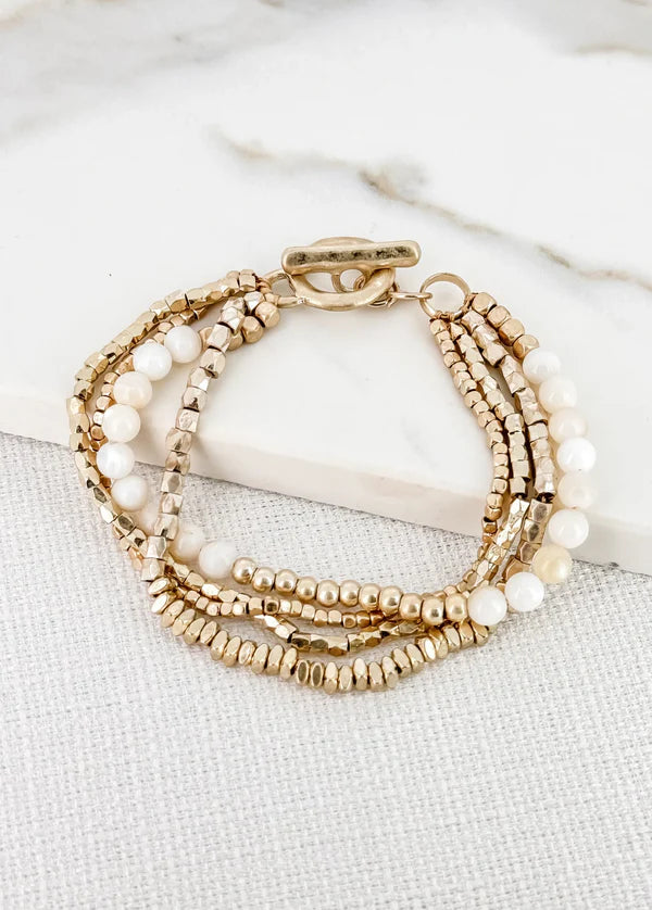 Envy Gold Multi-layered Bracelet