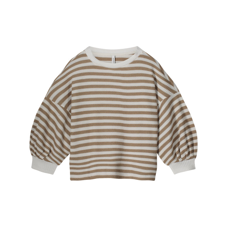 Summum Jersey Sweater With Lemon Stripe