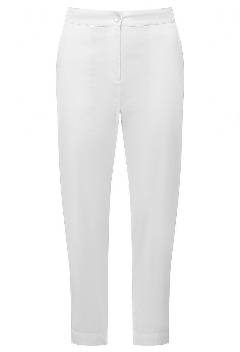 Adini Folly Solid Stretch Trousers - Off White