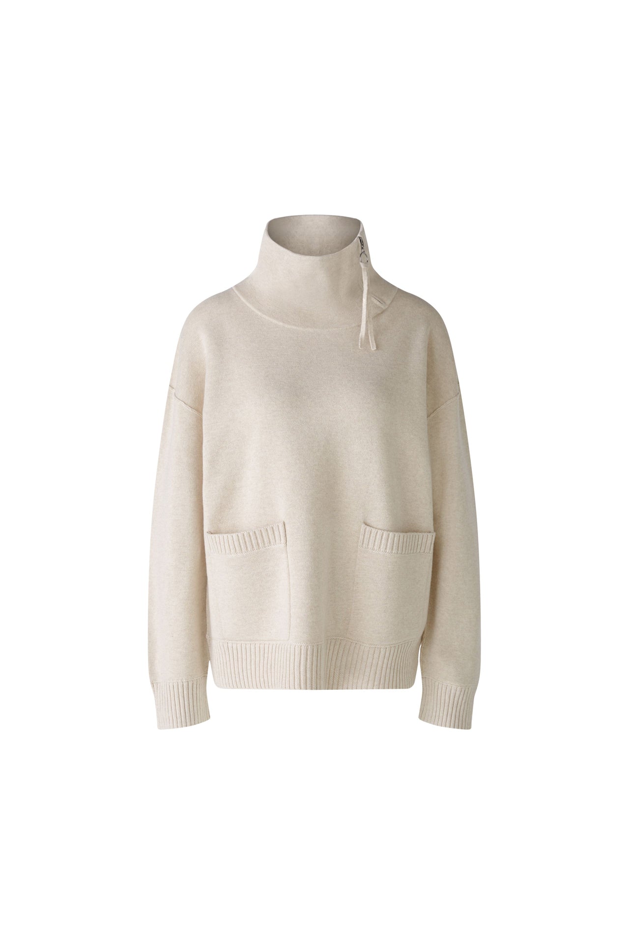 Oui Beige Melange Jumper