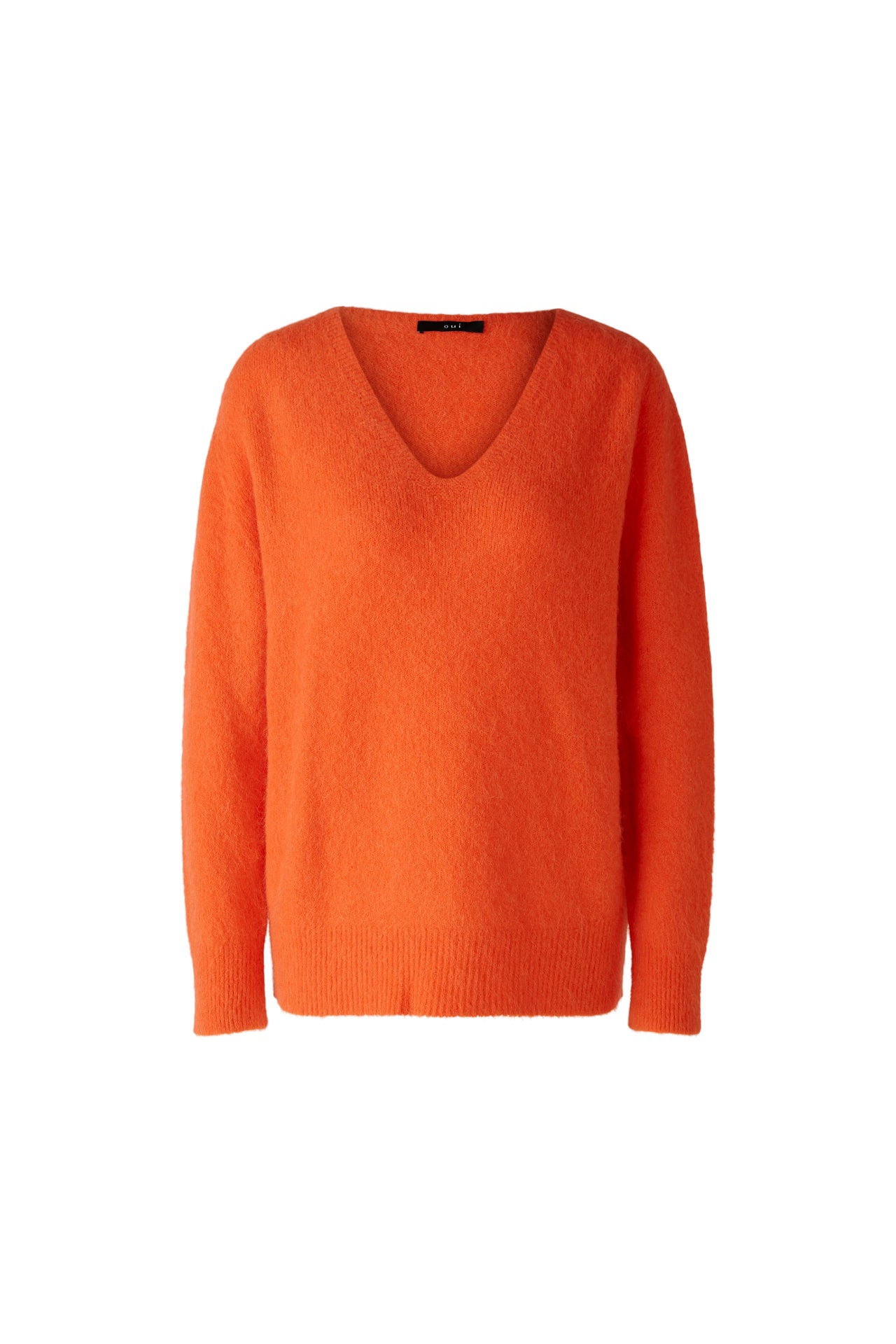 Oui V-Neck Cherry Tomato Jumper