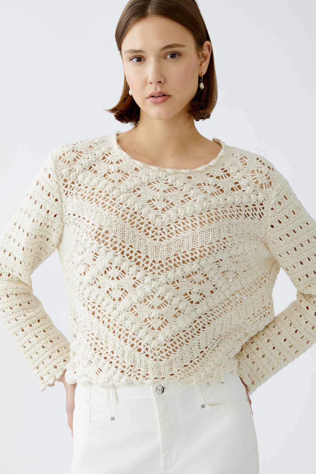 Oui Gardenia Jumper