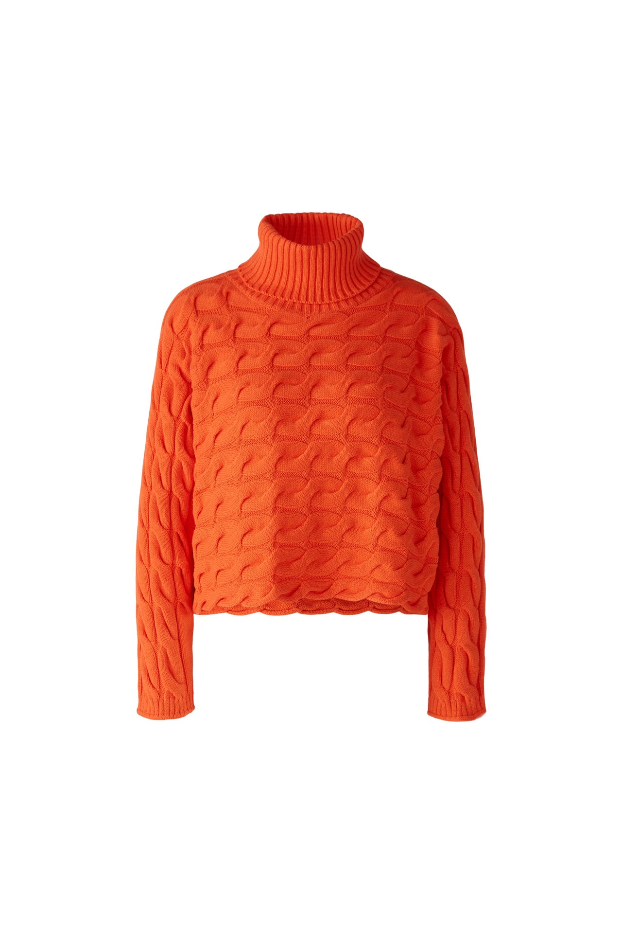 Oui Turtleneck Jumper - Cherry Tomato