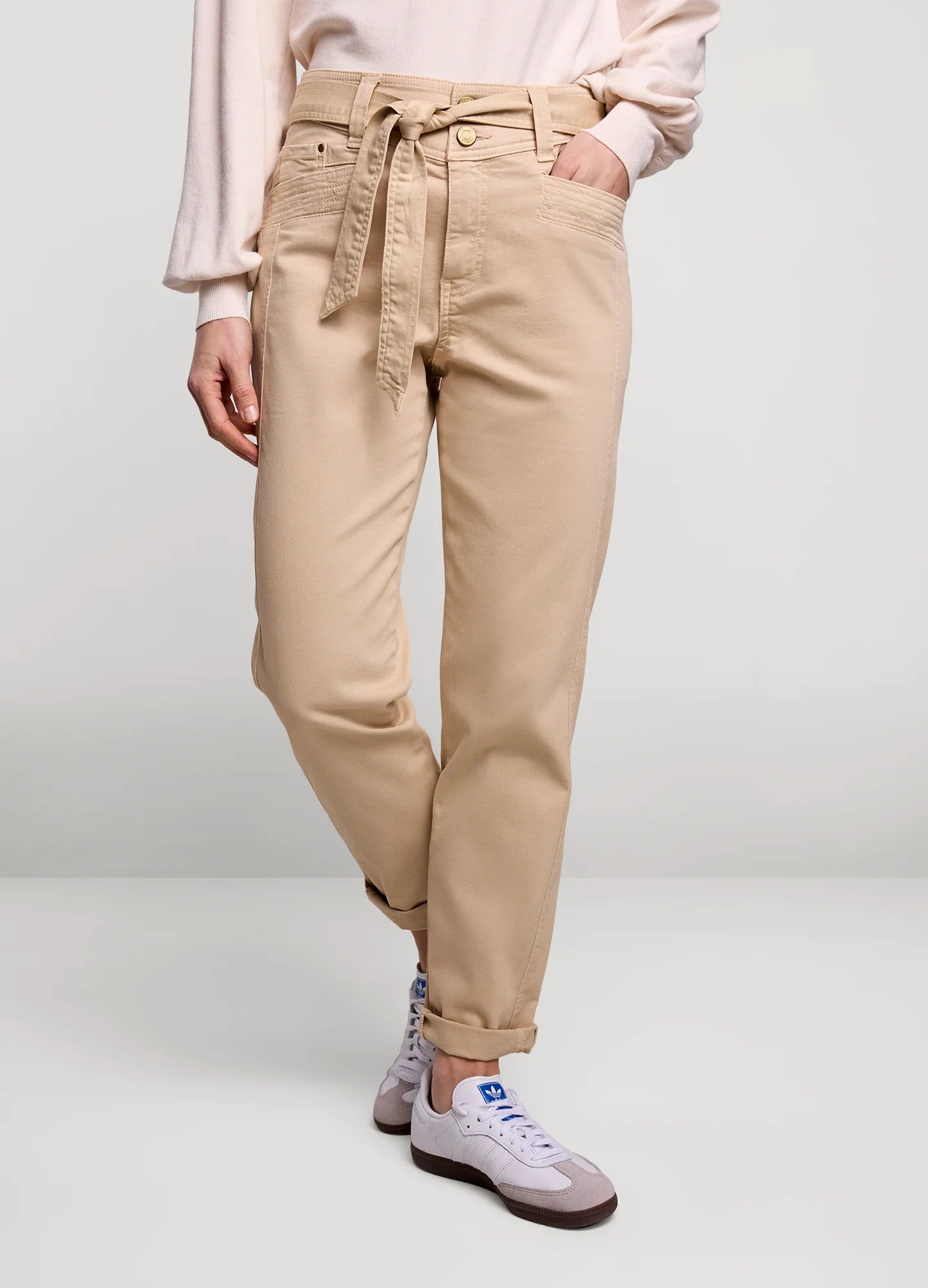 Buy BEING HUMAN Khaki Mens 5 Pocket Solid Trousers | Shoppers Stop