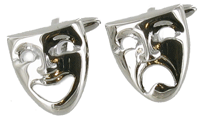 Sarome Theatre Mask Cufflinks