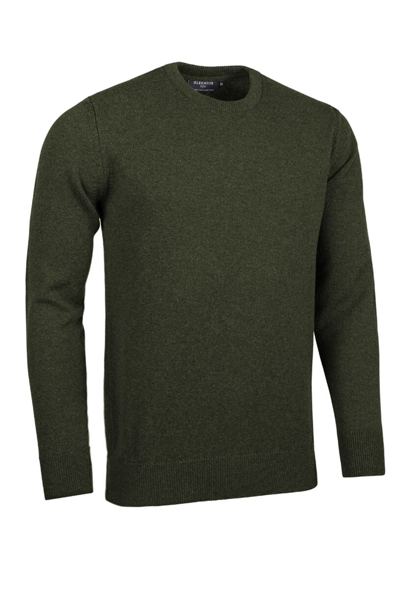 Glenmuir Lambswool Morar Crew Neck Jumper - Seaweed