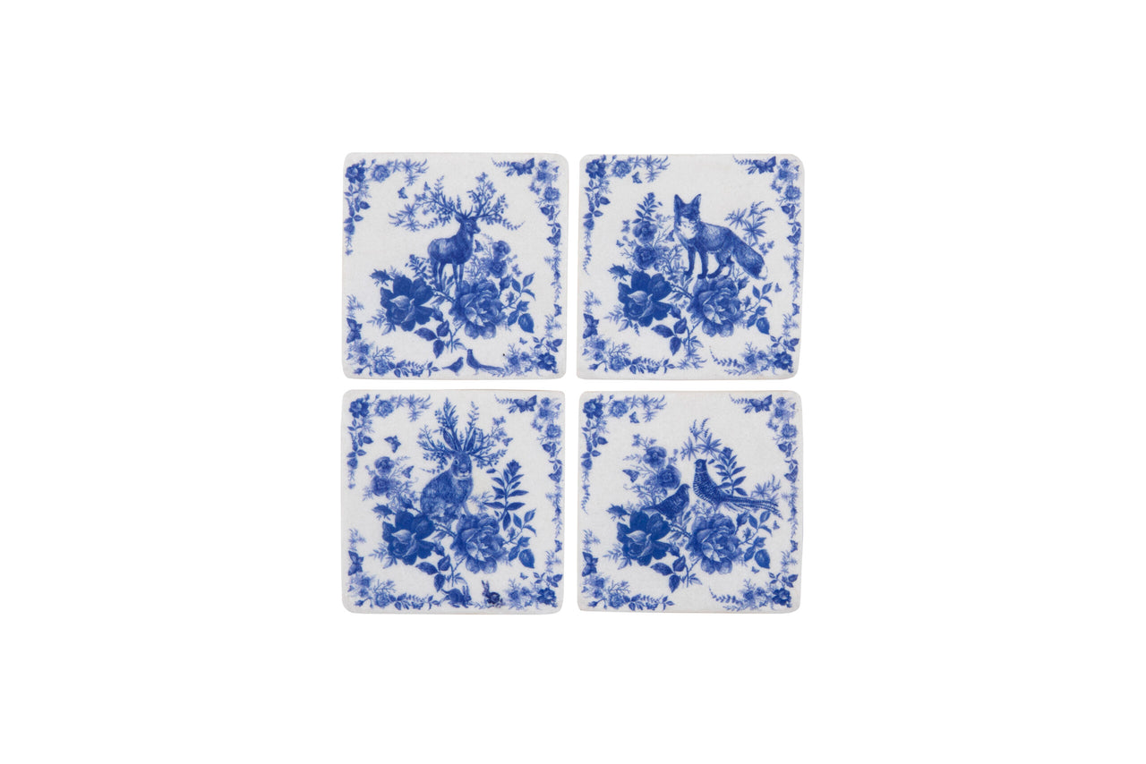 London Ornaments Delft Coasters