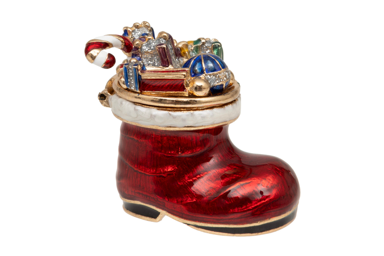 London Ornaments Boot Trinket Box