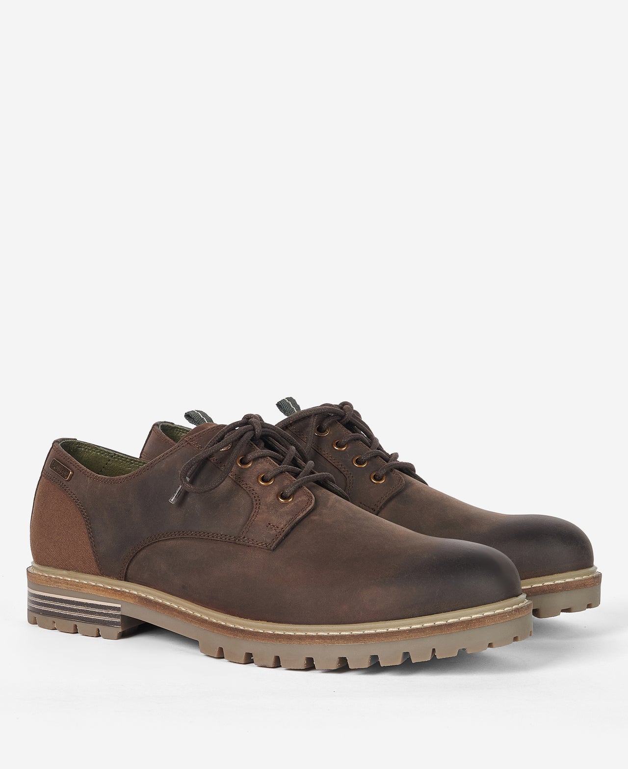 Barbour Sandstone Derby Shoes - Brown