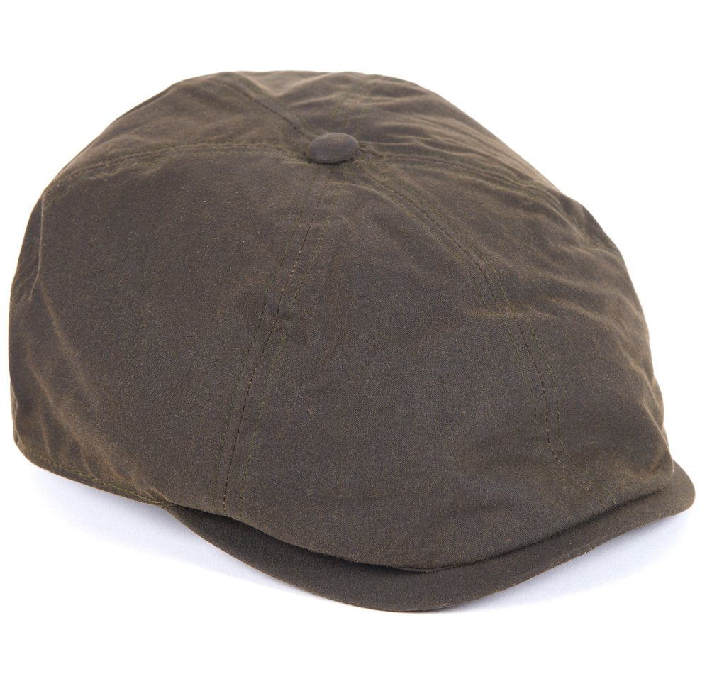 Barbour Portland Bakerboy Wax Cap - Olive