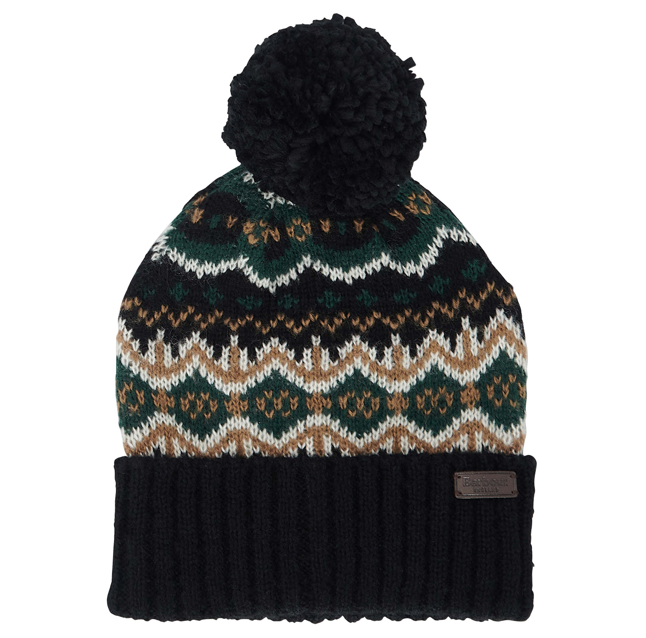 Barbour Case Fair Beanie - Green Loch