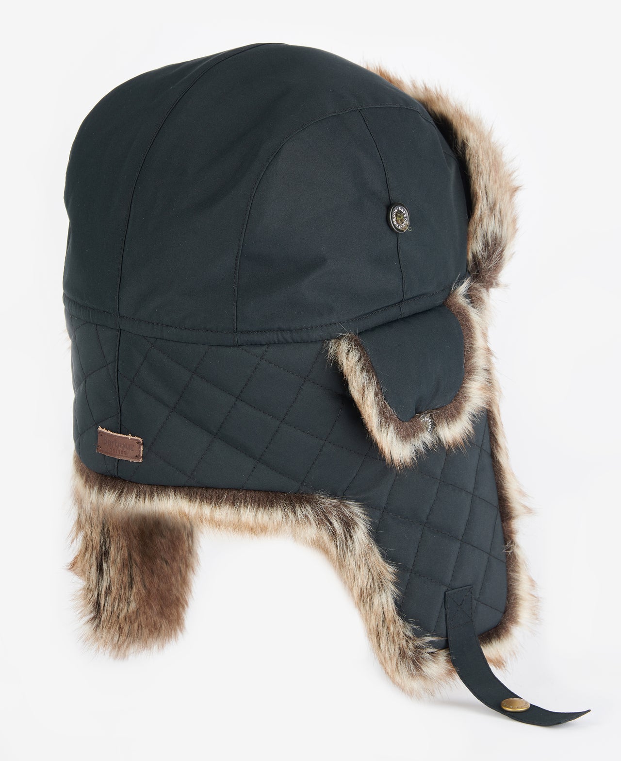 Barbour CLEADON Trapper Hat - Black