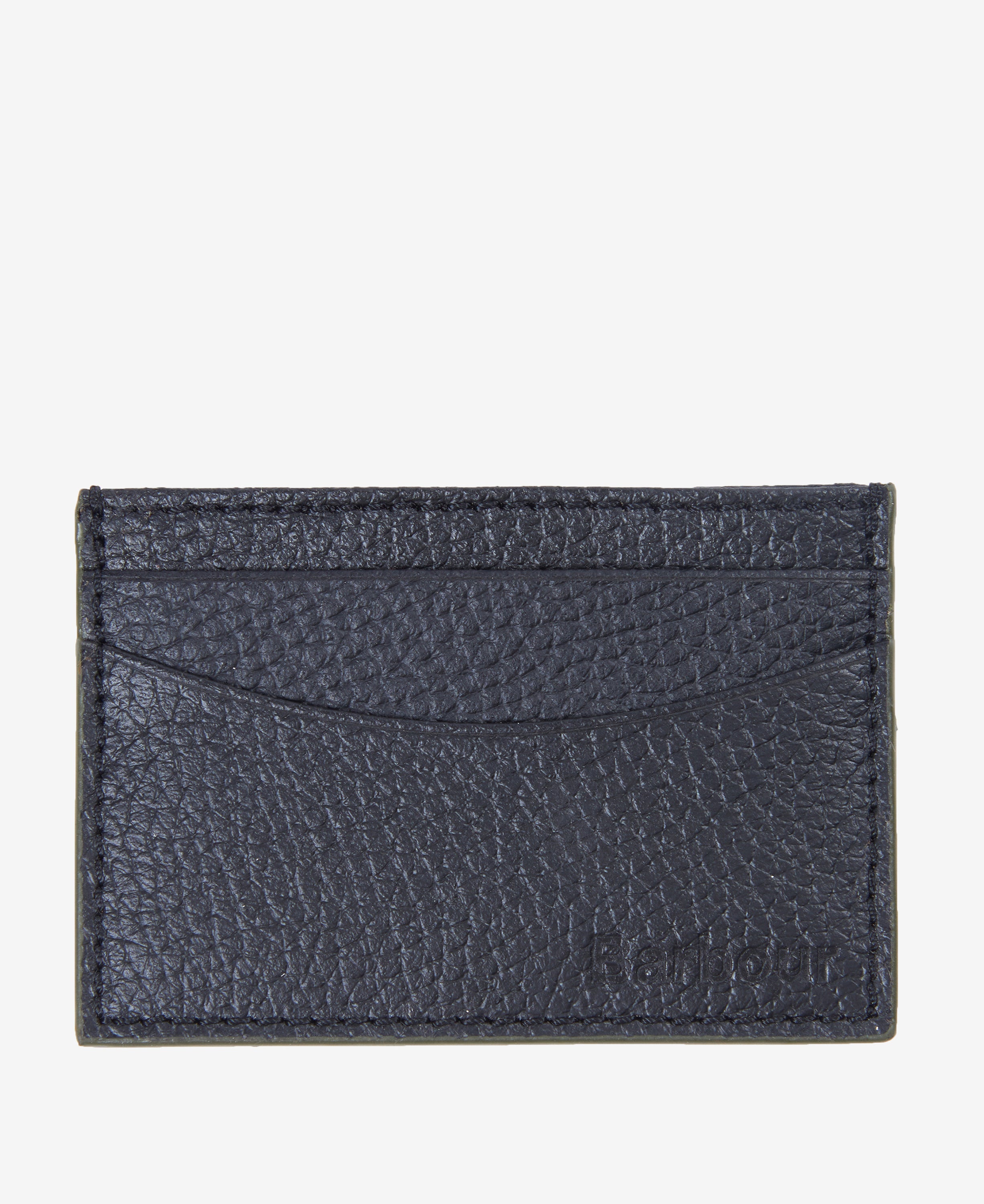 Barbour grain leather on sale wallet in black