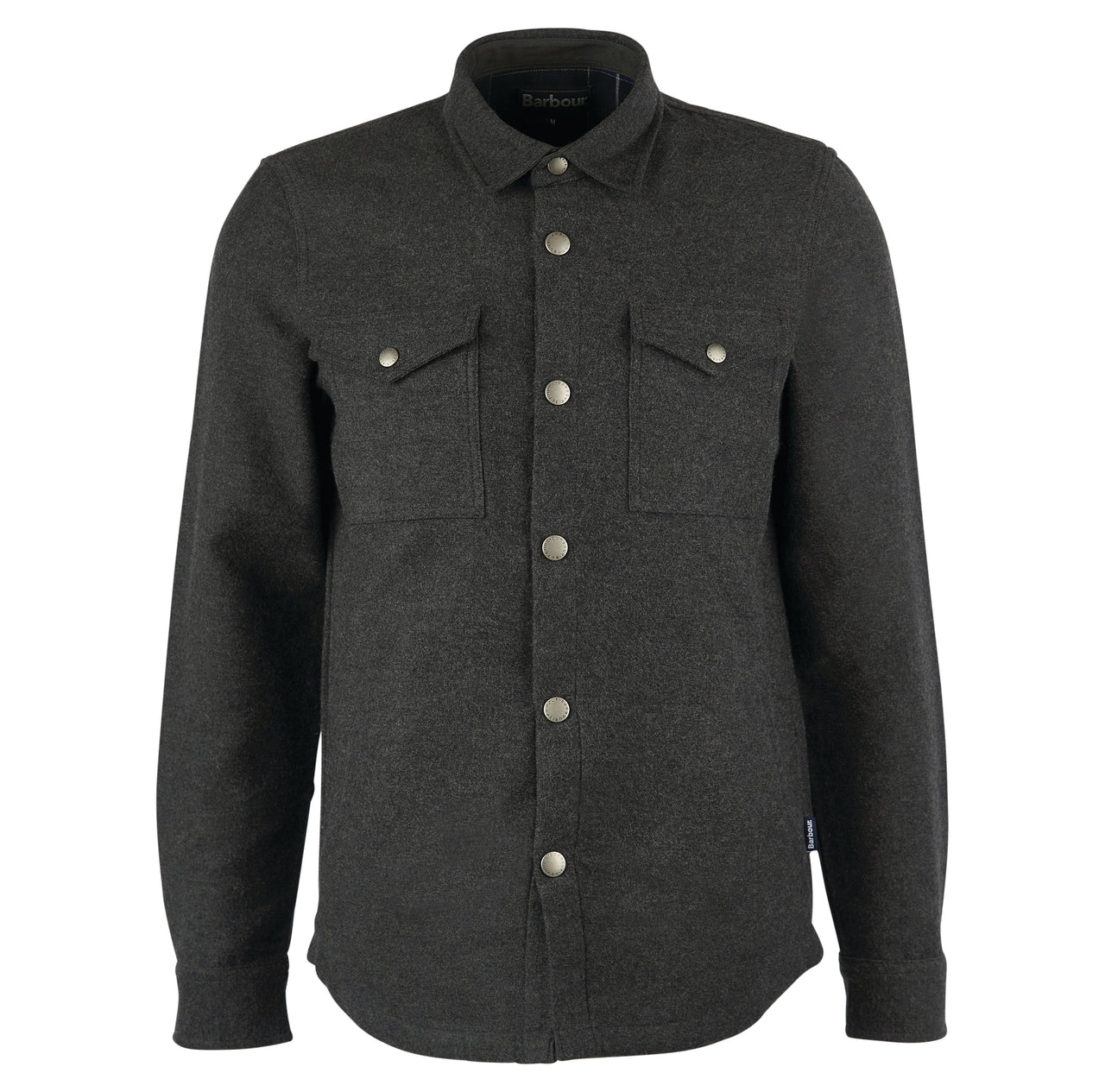 Barbour Carrbridge Tailored Twill Overshirt - Grey Marl