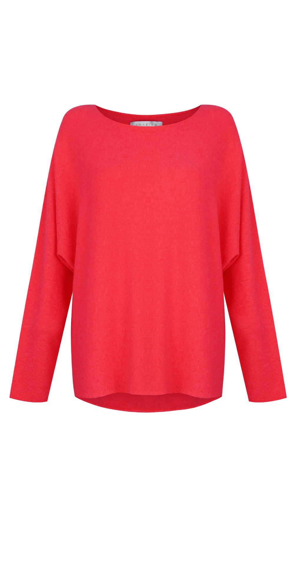 Amazing Woman Mya Coral Red Jumper