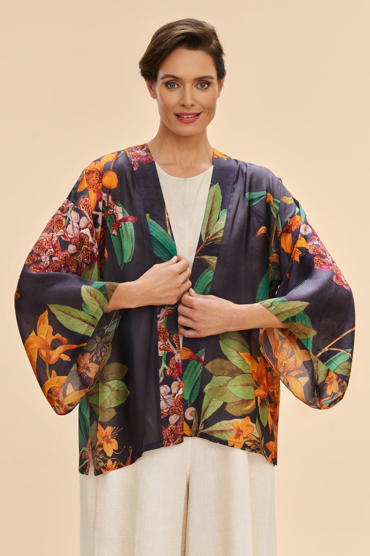 Powder Kimono Jacket - Botany Bliss