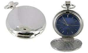 Full Hunter Pocket Watch - Blue