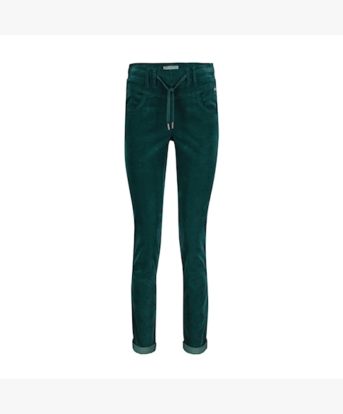 Red Button Tessy Velvet Teal Trousers