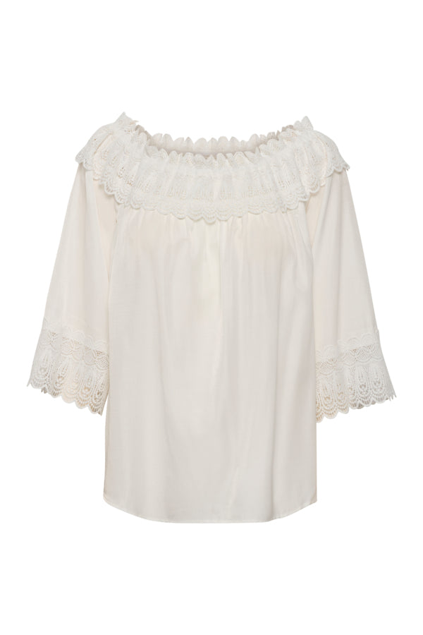 CREAM Bea Snow White Blouse/Bodenhams