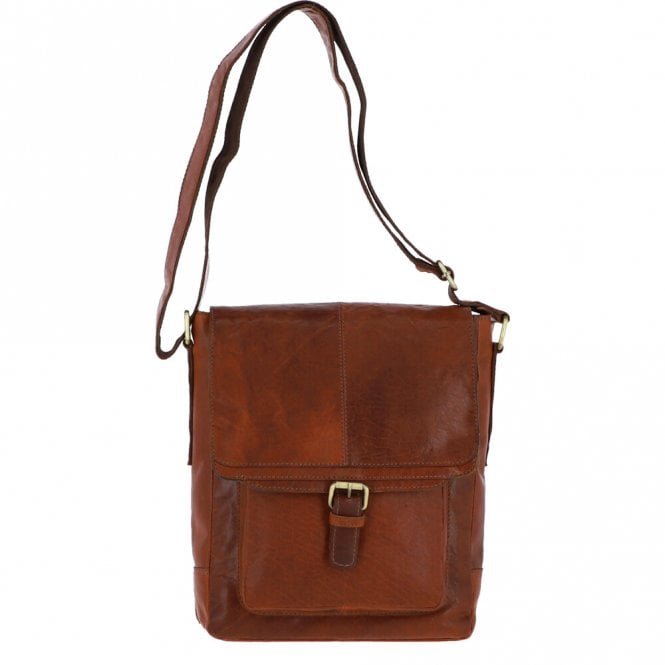 Ashwood Leather Battersea Honey A4 Body Honey Bag