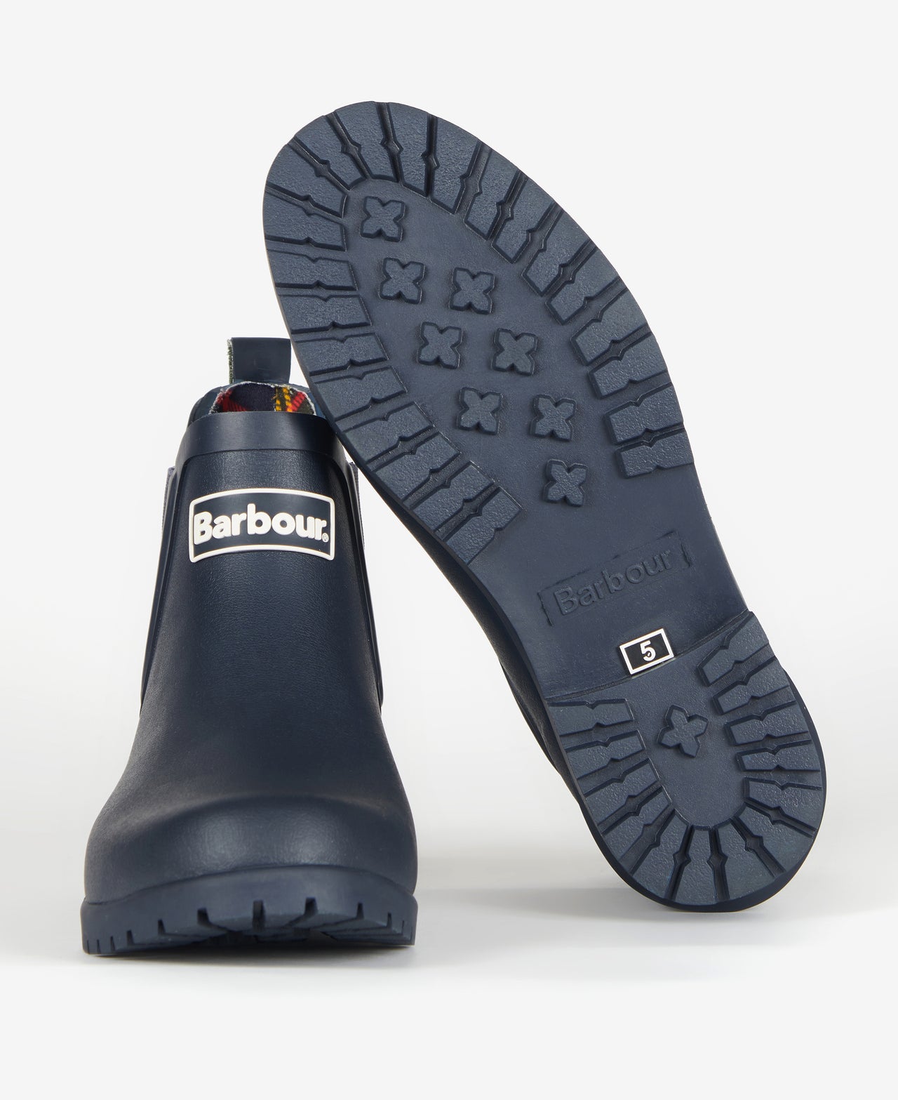 Barbour Wilton Chelsea Wellies - Navy