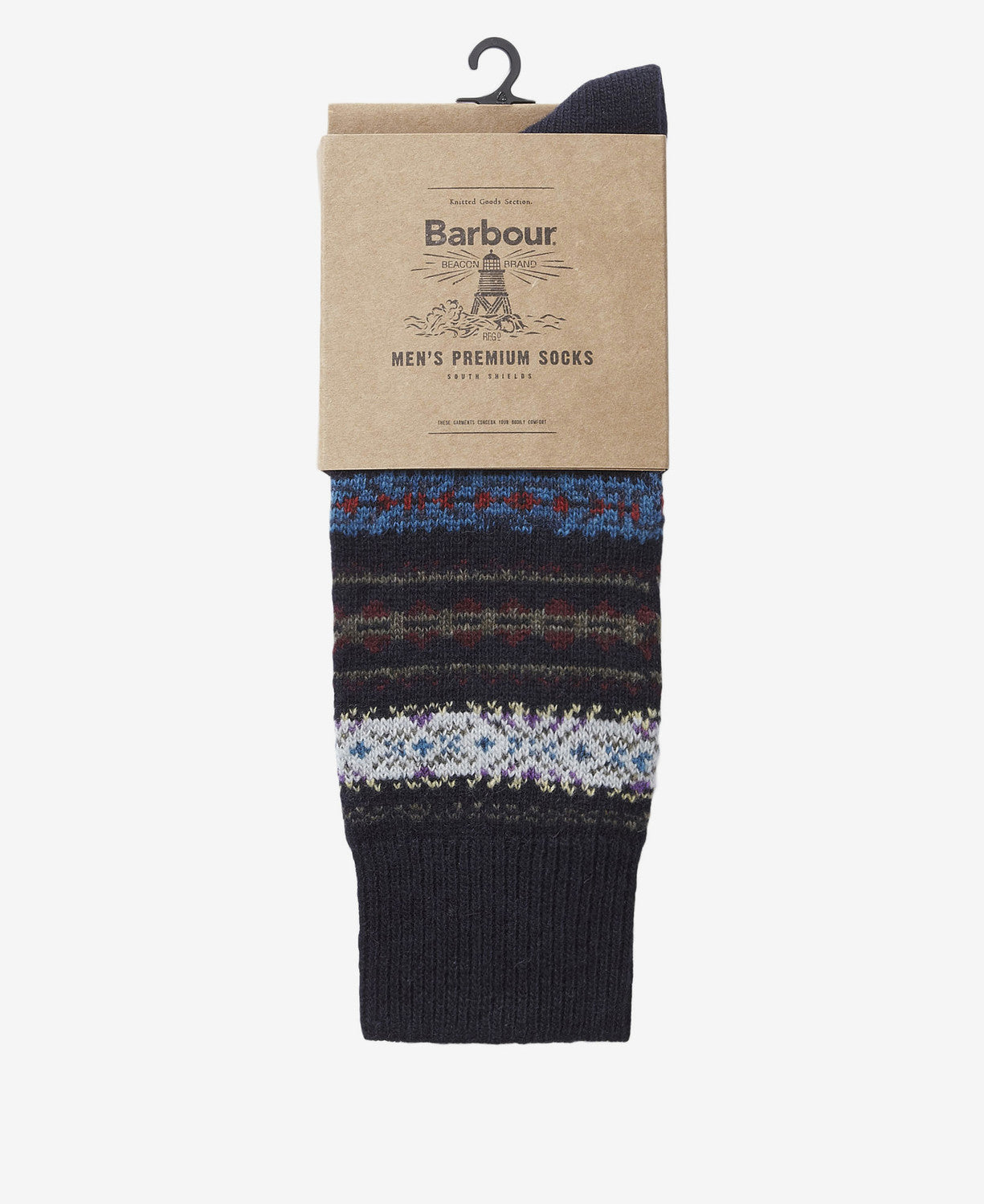 Barbour Boyd Socks - Navy Mix