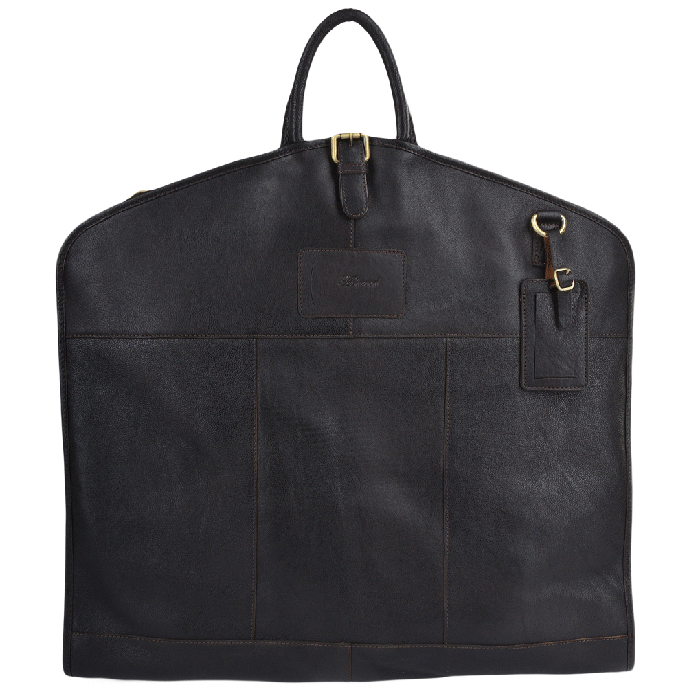 Ashwood Leather Westminster Harper Brown Folded Suit Carrier