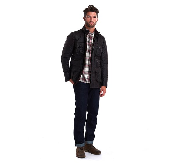 Barbour corbridge deals wax jacket rustic