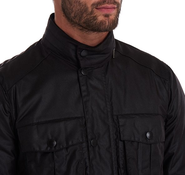 Barbour corbridge leather on sale jacket